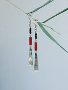 Oriental Ruby Shells Earrings | Hanfu Jewelry