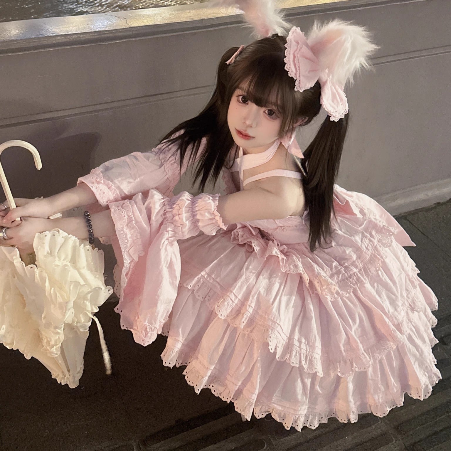MEEKWIND - Miss Flora - Sweet Lolita Accessories Doll-like Headdress