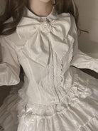 Lily - Kawaii Lolita Blouse Soft Girl Bubble Puff Sleeve