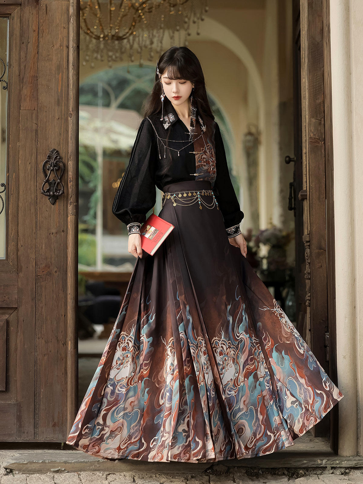 Ming Dynasty Modern Hanfu and Mamianqun - Luling 鹿灵