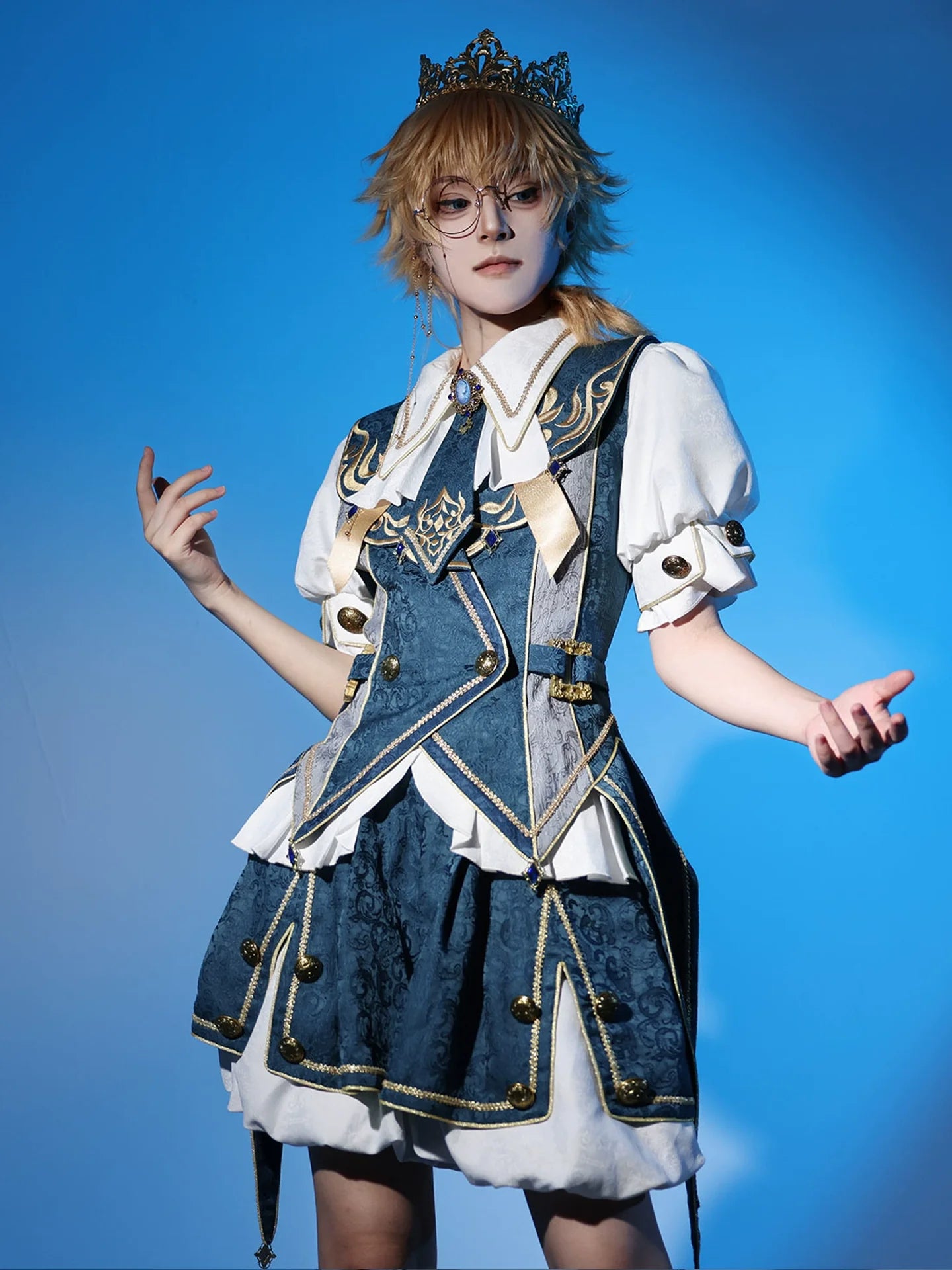 Contract Magic - Jacquard Ouji Lolita Vest Outfit