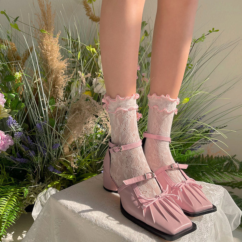 Kawaii Lolita Thin Lace Socks