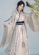 Bamboo Rain  | Unisex 4-Pieces Hanfu Set (汐雨莺)