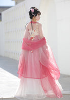 Pink Dusk | 2-Piece Flora Embroidered Hanfu (凝初)