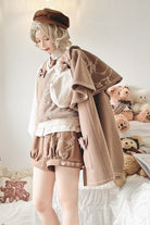 Piggy Bun - Famous Detective Goose - Ouji Lolita Retro Brown Sweater Vest