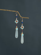 Water Droplets Antique Earrings | Hanfu Jewelry