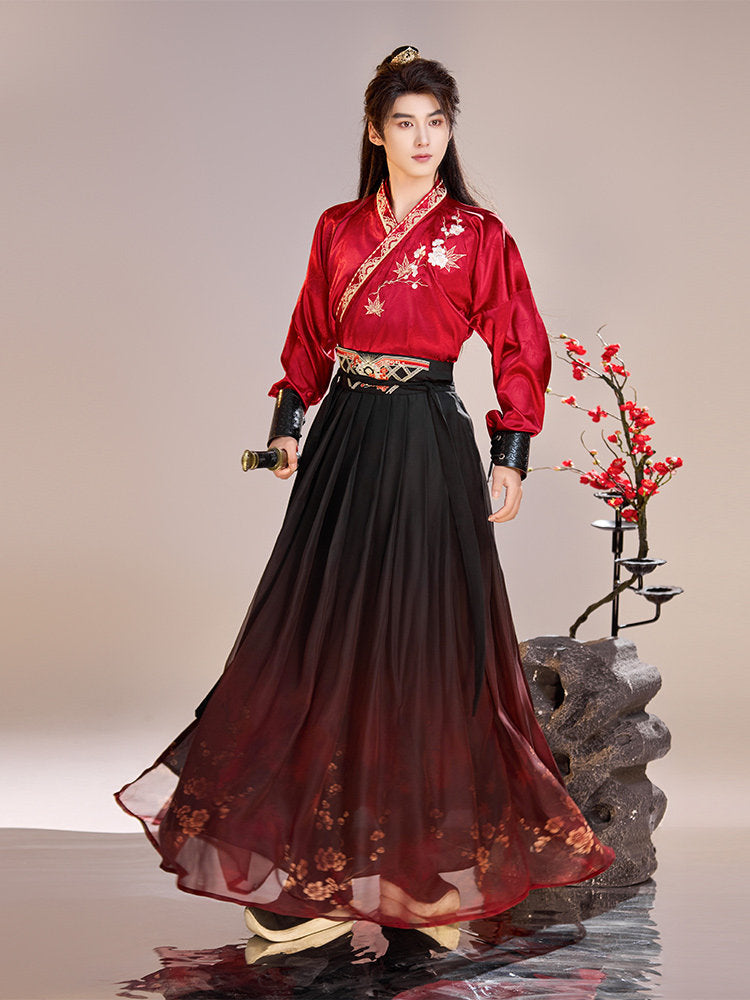 Maple Blossom Xianxia Hanfu Set | Chinese Fantasy Period Drama Style