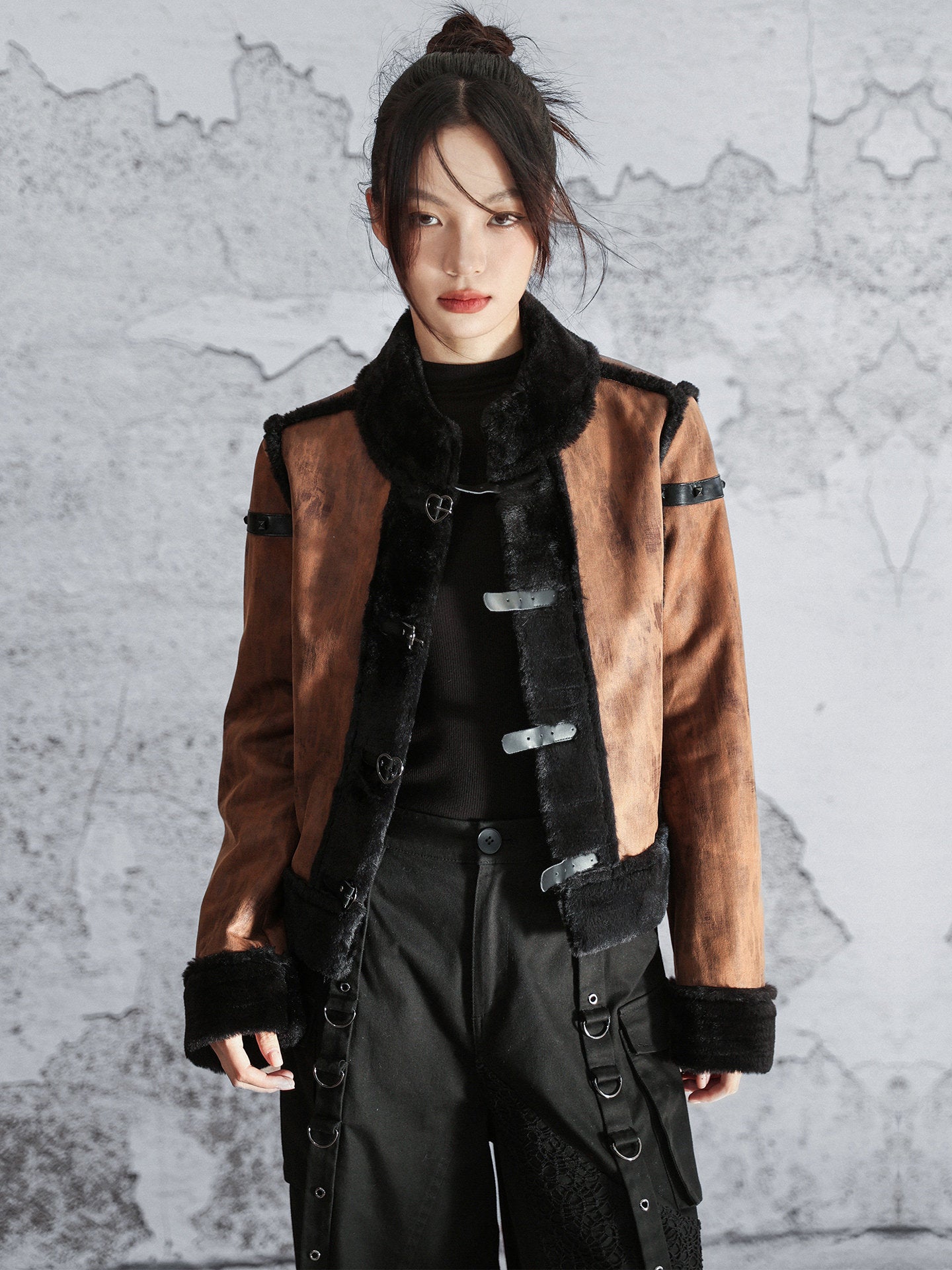 New Chinese Style Fur Jacket for Autumn and Winter