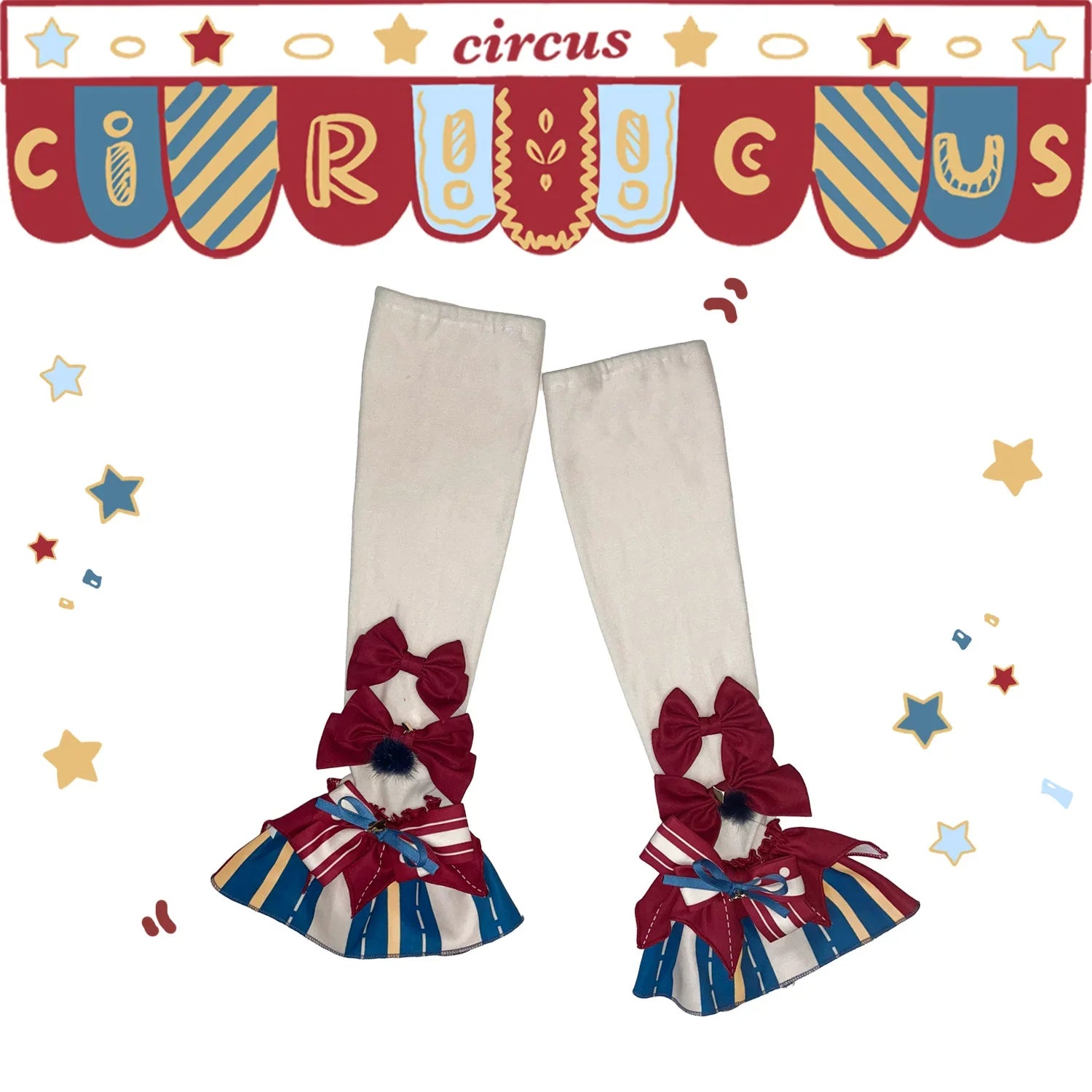 Circus Fairy Tale Opener - Doll-like Lolita Bowknot Hand Sleeve
