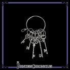 Secret Morning Paper - Vintage Lolita Silver Key Hangings