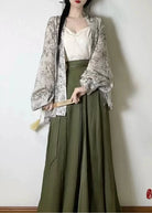 Pine Mist | 3-Piece Plus Pants Set (松间雾)