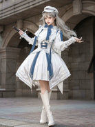 Luminous Cavalier - Military Lolita Skirt Set Long-Sleeved Shirt