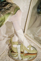 Heidi Manor - Classic Lolita Chunky Heels Shoes, Cutout Trims