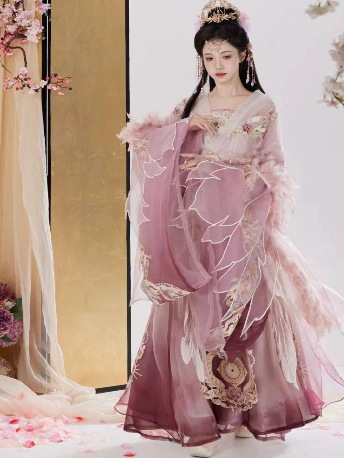 Wei Jin Dynasty Qiyao Ruqun Hanfu | Fuling 芙翎