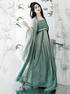 Qing Dai 青黛 - Song Dynasty Style Qiyao Ruqun Hanfu