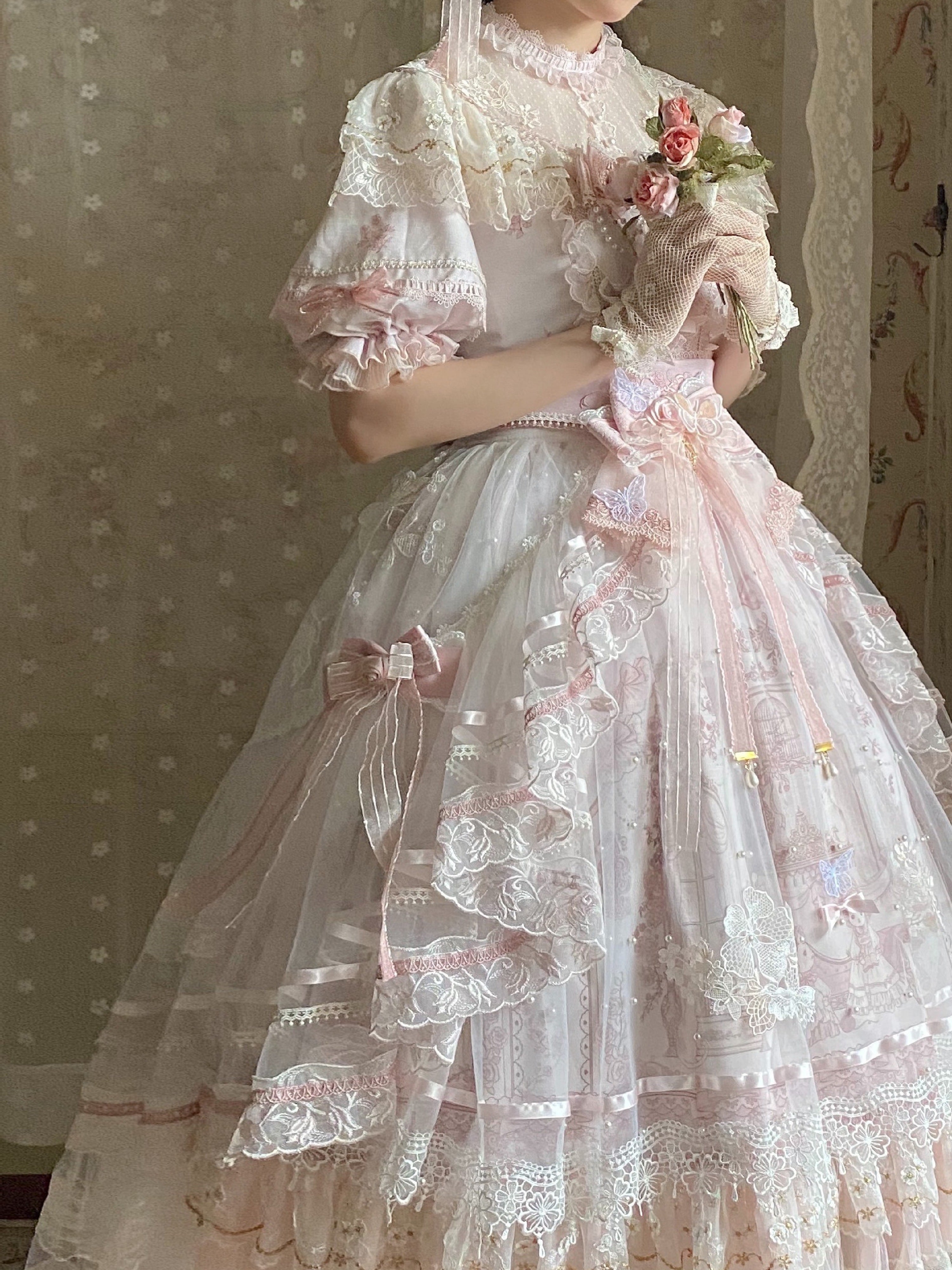 Sunset Realm Lolita Bride Gorgeous OP FS