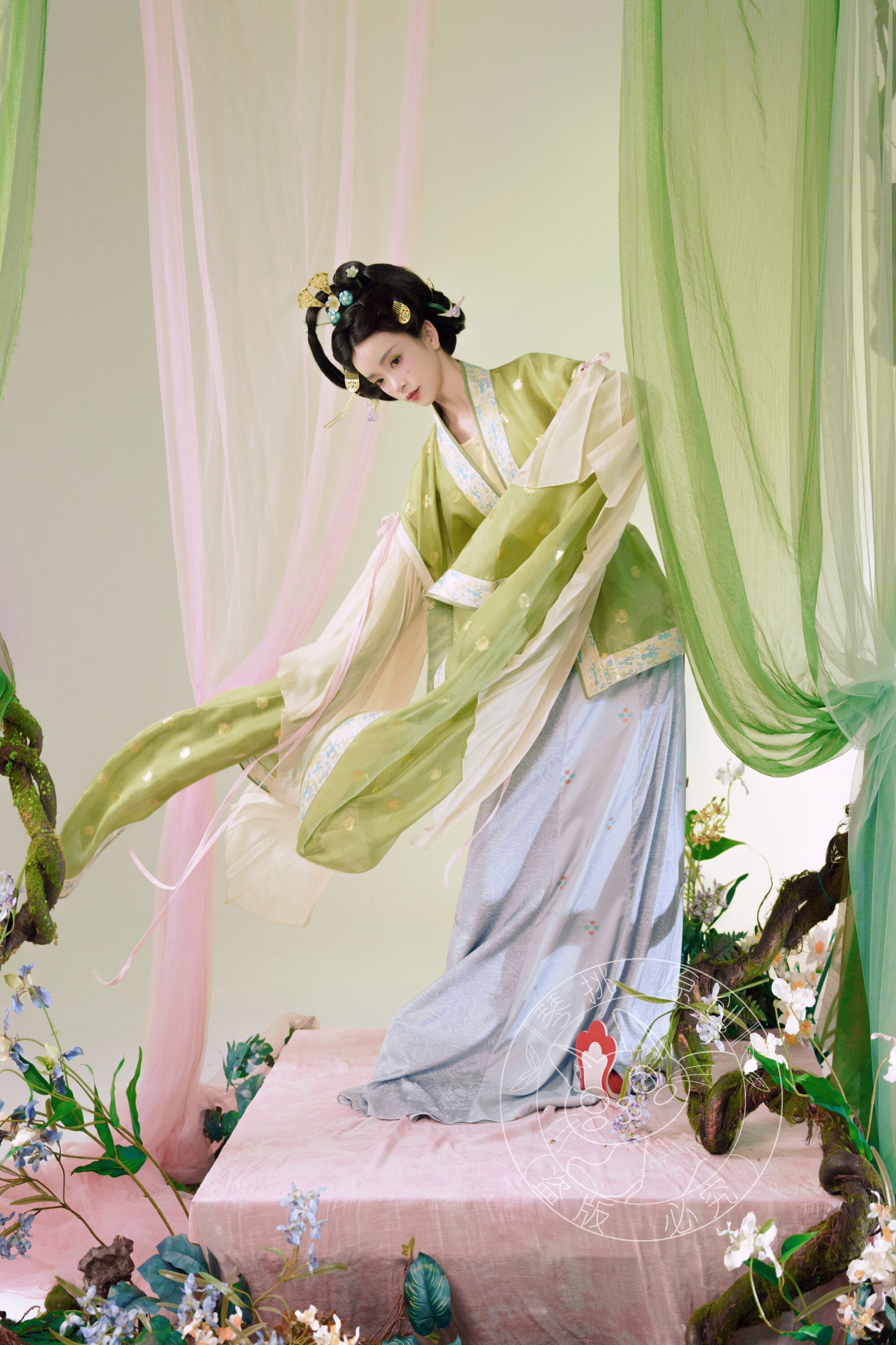 Xizhou Qu 西洲曲 Song of Xizhou Northern Wei Dancer Figurine Restoration Ruqun Set