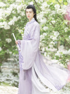 Tang Dynasty Round Collar Robe - Mountains and Seas 山海经