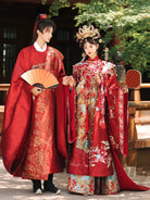 Ming Dynasty Chinese Wedding Hanfu Couple Set | Union of Phoenix & Qilin 凤栖梧麟