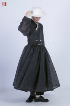 Hong Wudi 洪武帝 Emperor Hong Wu Ming Dynasty Cloud Jacquard Tieli Unisex Robe