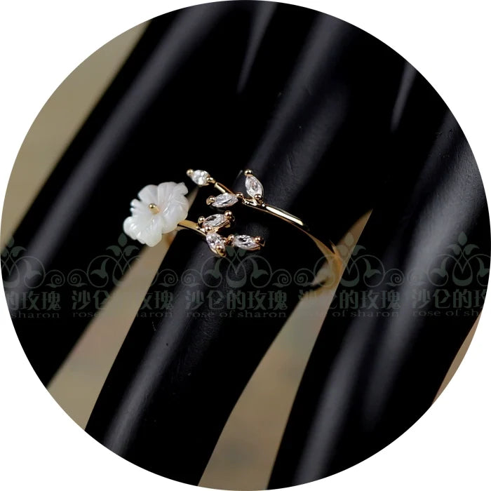 Flower Language - Classical Lolita Ring Delicate Flower Ring