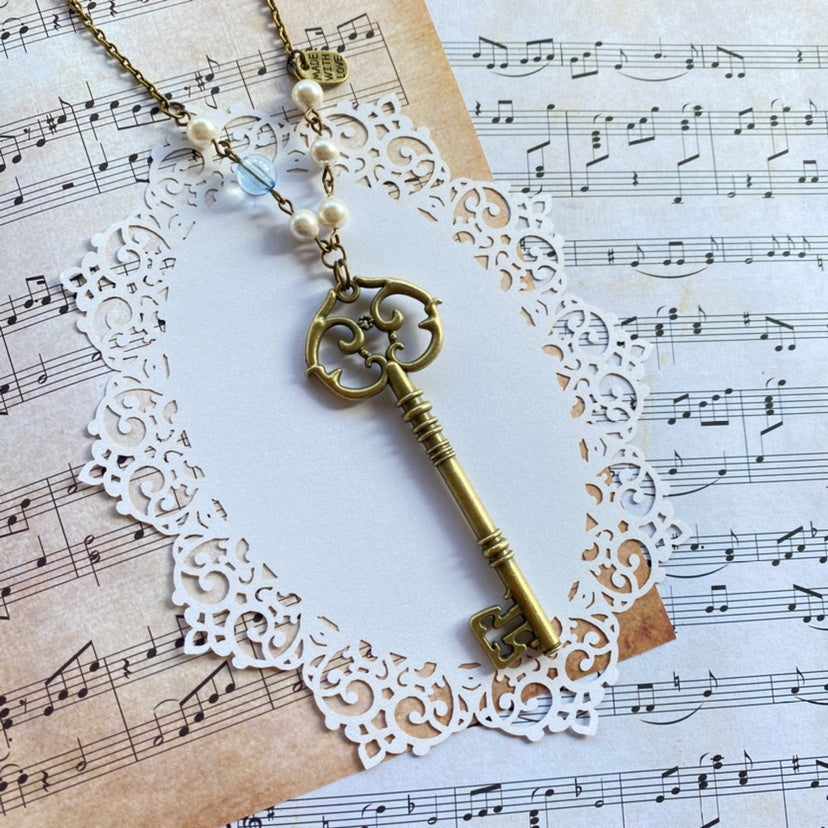 Vintage Lolita Key-Shaped Necklace Chain