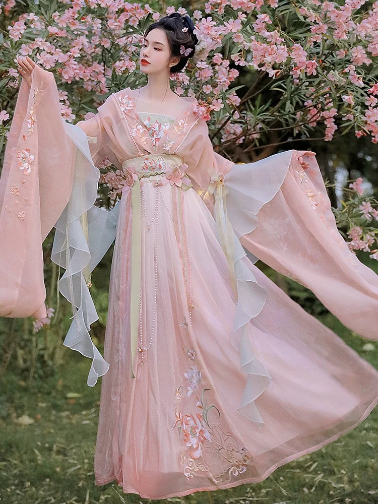 Wei Jin Dynasty Qiyao Ruqun Hanfu | Liansheng 莲生