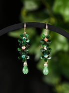 Blooming Emerald Earrings | Cheongsam Jewelry