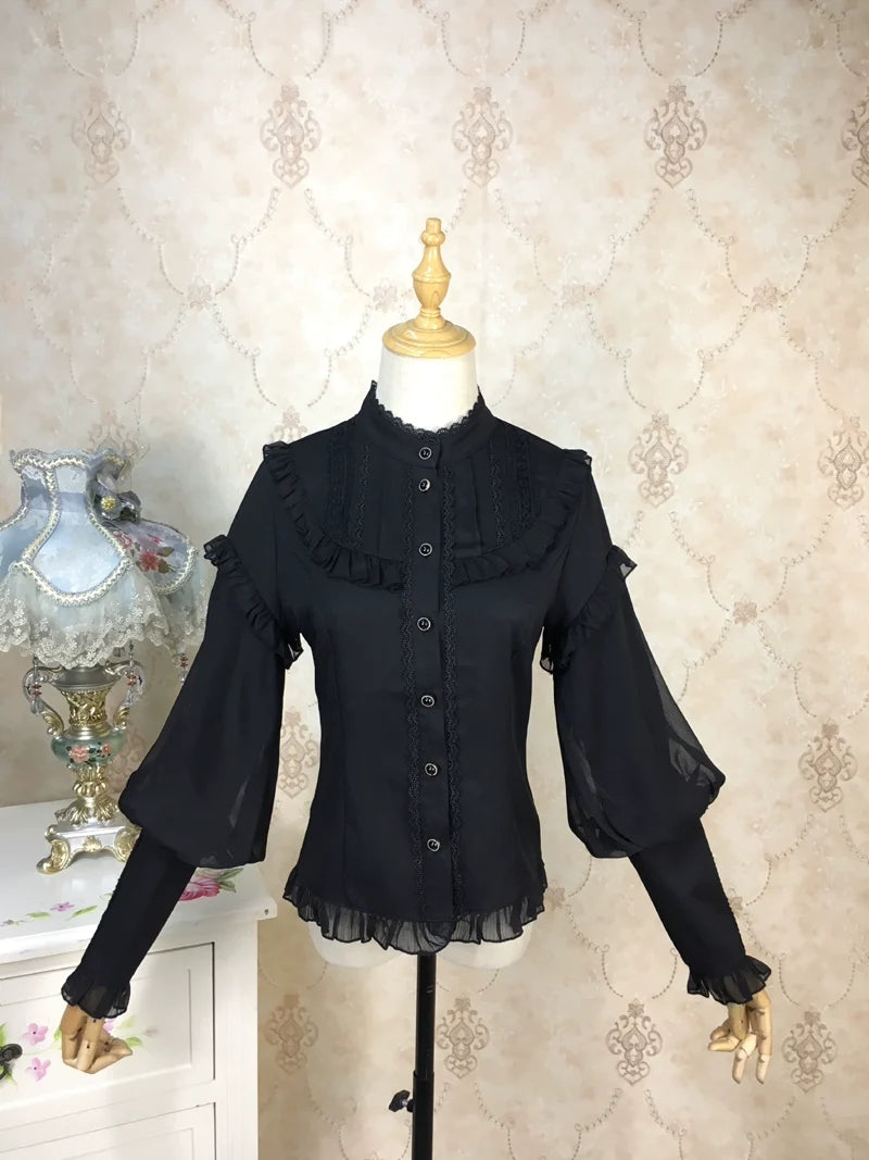 Princess Tailor Lolita - Mutton Sleeves Classic Lolita Thick Blouse