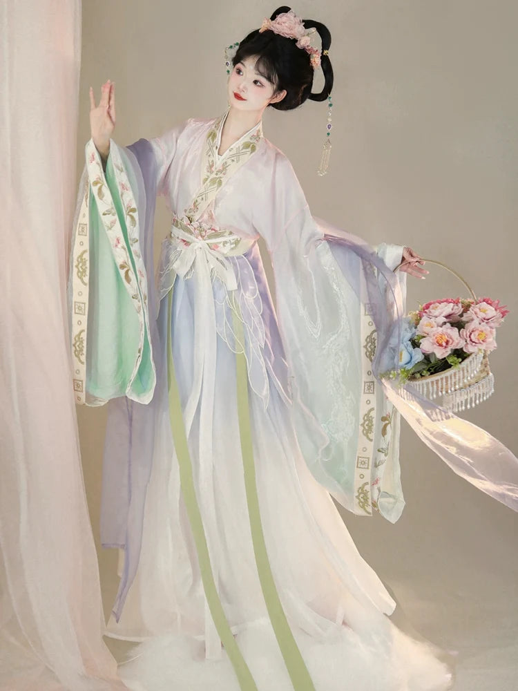 Wei Jin Dynasty Qiyao Ruqun Hanfu | Fairy Spirit