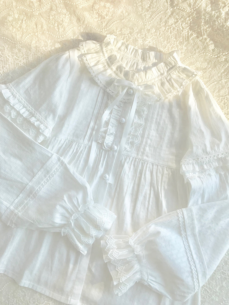 Elegant Cotton Long-Sleeved Shirt