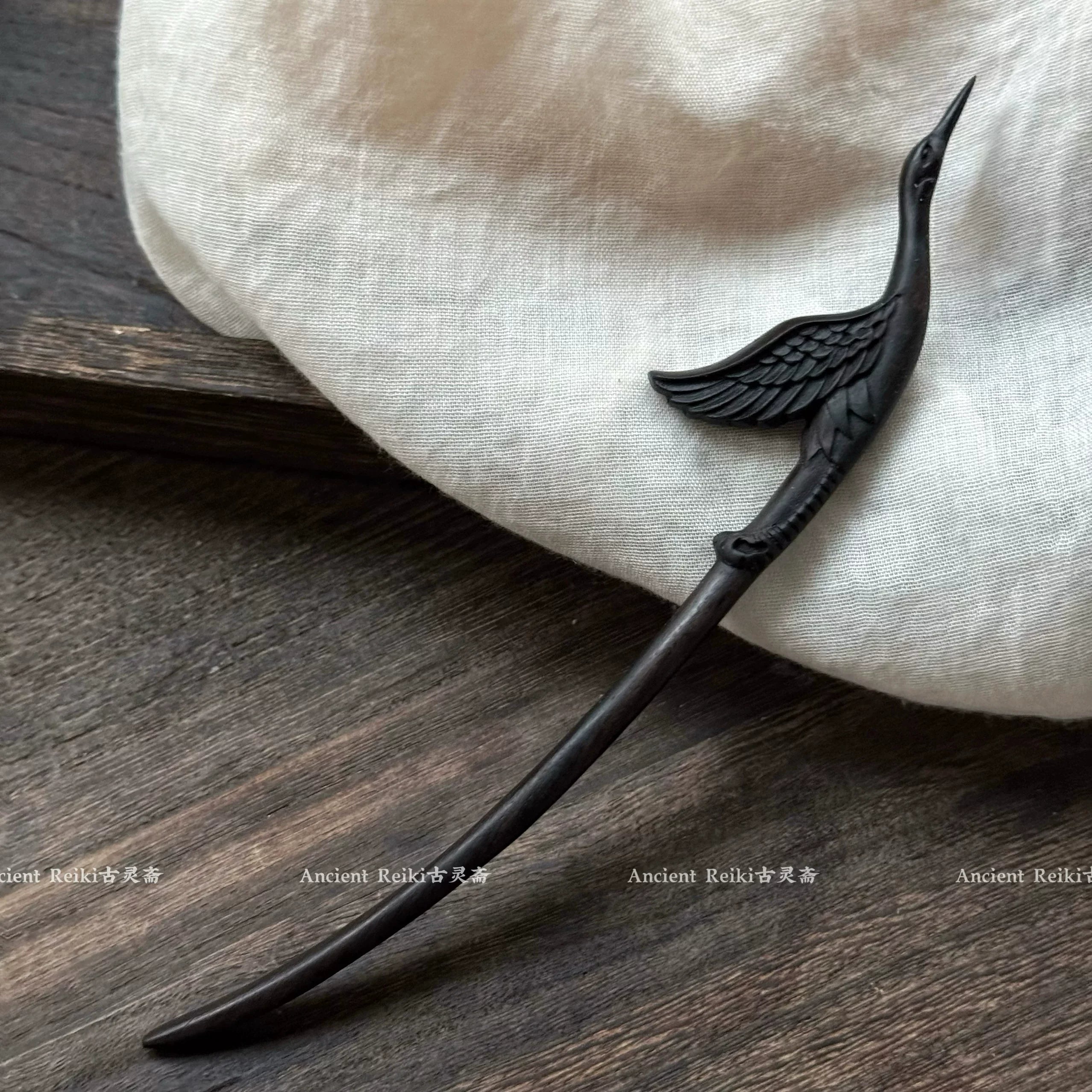 Immortal Crane Hair Stick | Hanfu Hair Accessory