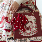 Morning Glory - Retro Lolita Handbag PU Square Wedding Bag