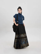 Ming Dynasty Modern Hanfu Mamianqun Outfit - Bingzhi 秉知