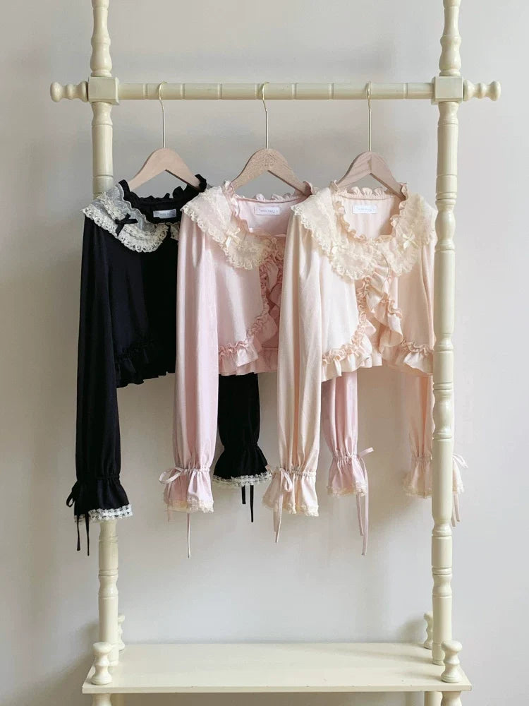 Half Summer - Sweet Lolita Sun Protection Bolero, Lace & Bow