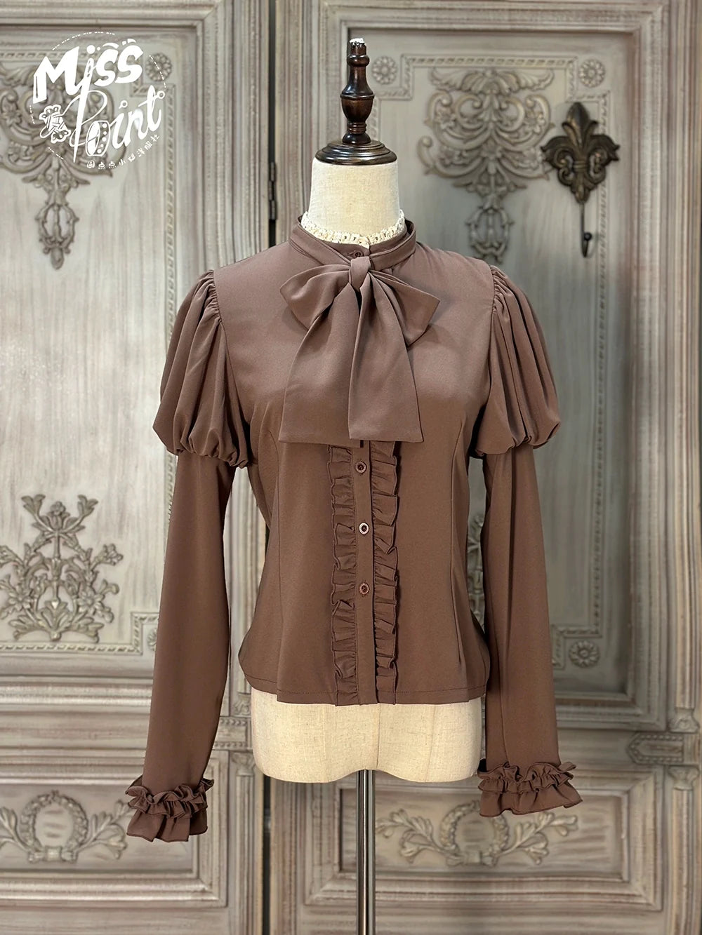 Classical Chocolate - Classic Lolita Blouse Customized Reteo Lolita Shirt