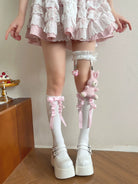 Sweet Lolita Calf Socks, Doll Leg Garter, Little Rabbit & Bows