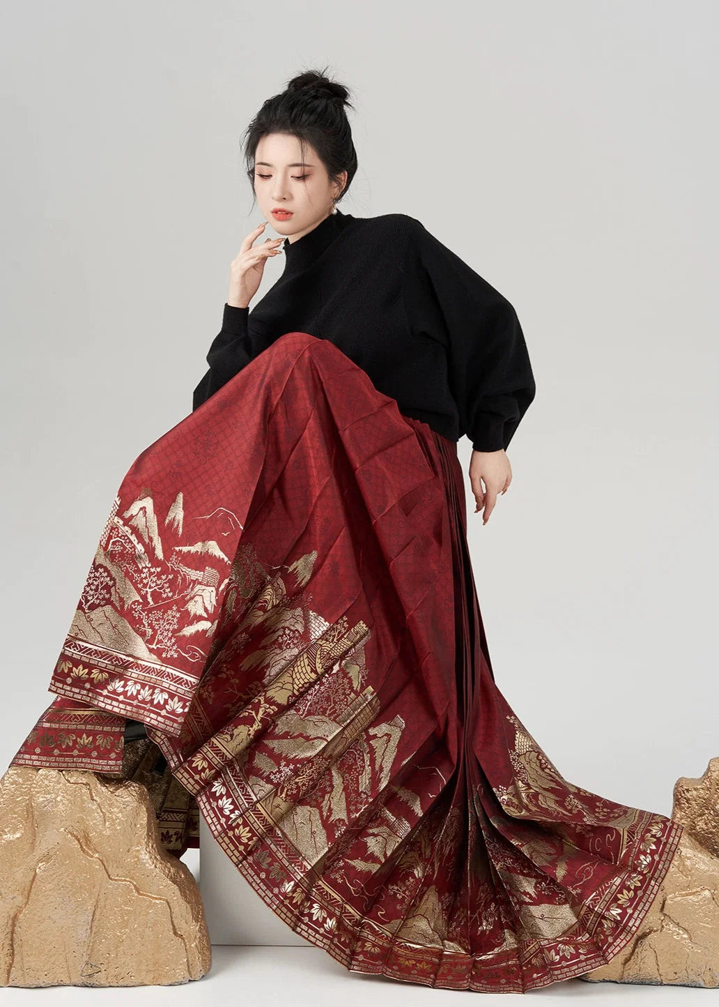Endless Miles | Modern Ma Mian Skirt Set (万里)