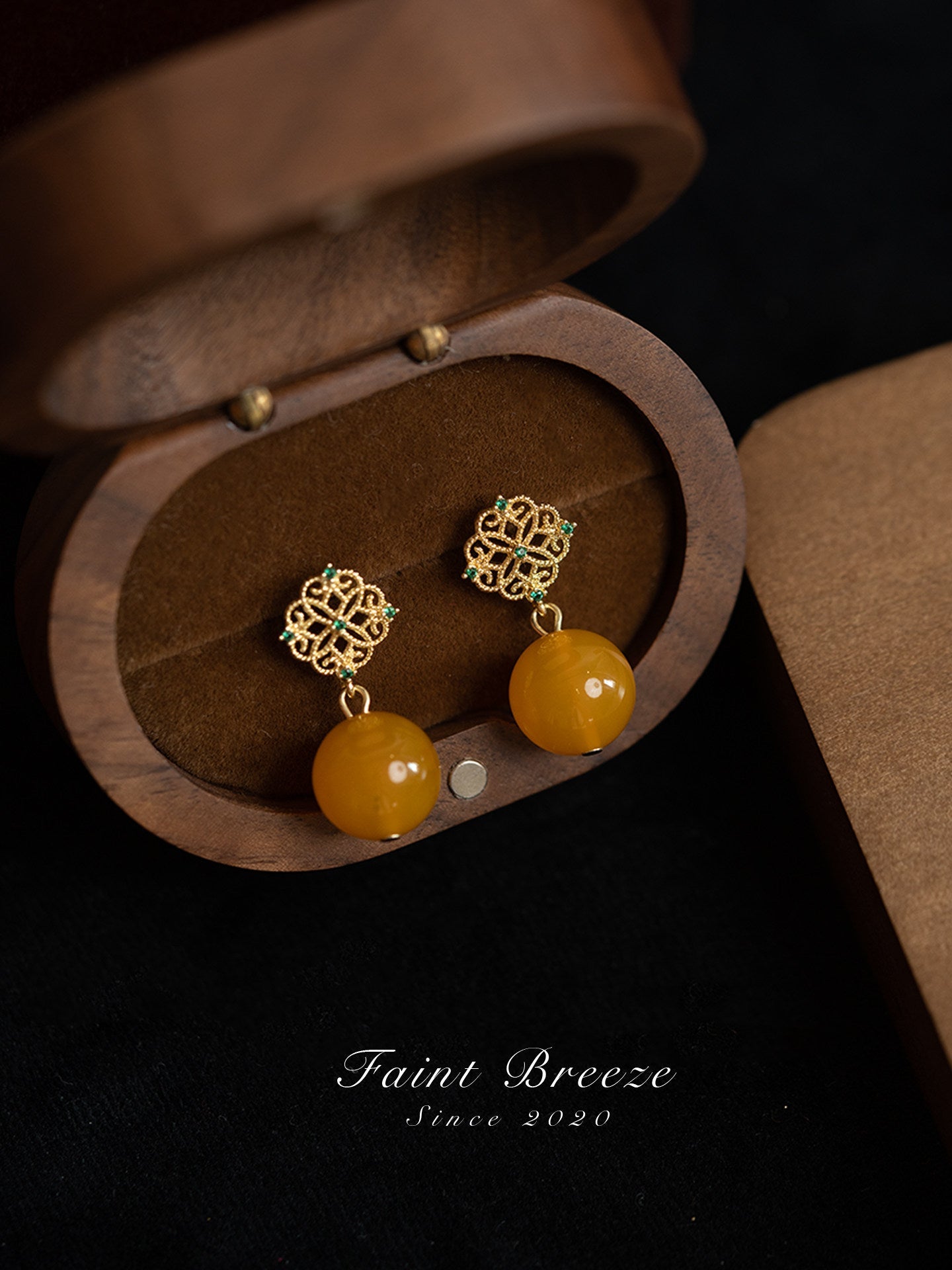 Oriental Autumn Foliage Earrings | Hanfu Jewelry