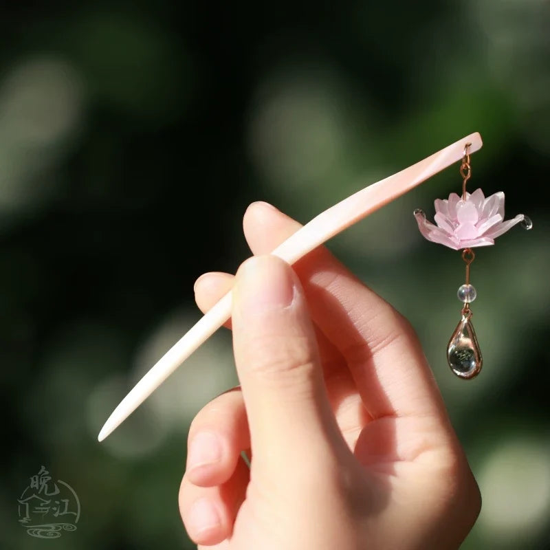 Lotus Bloom Hair Stick | Ancient Chinese Hair Accessory