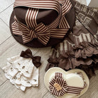 Classical Chocolate - Classic Lolita Accessory Bowler Hat BNT Beret Jabot