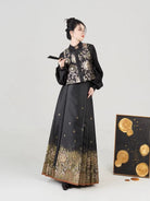 Chinese Blouse & Mamian Skirt Outfit | Jinghua Jade Mirror 金花玉镜