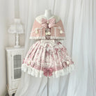Dessert Catlets - Sweet Lolita JSK, Strawberry And Cat Prints