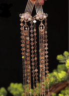 Purple Mist| Tassel Hairpins (紫烟)
