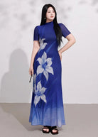 Orchid Pavilion | Maxi Modern Plus Qipao (兰亭)