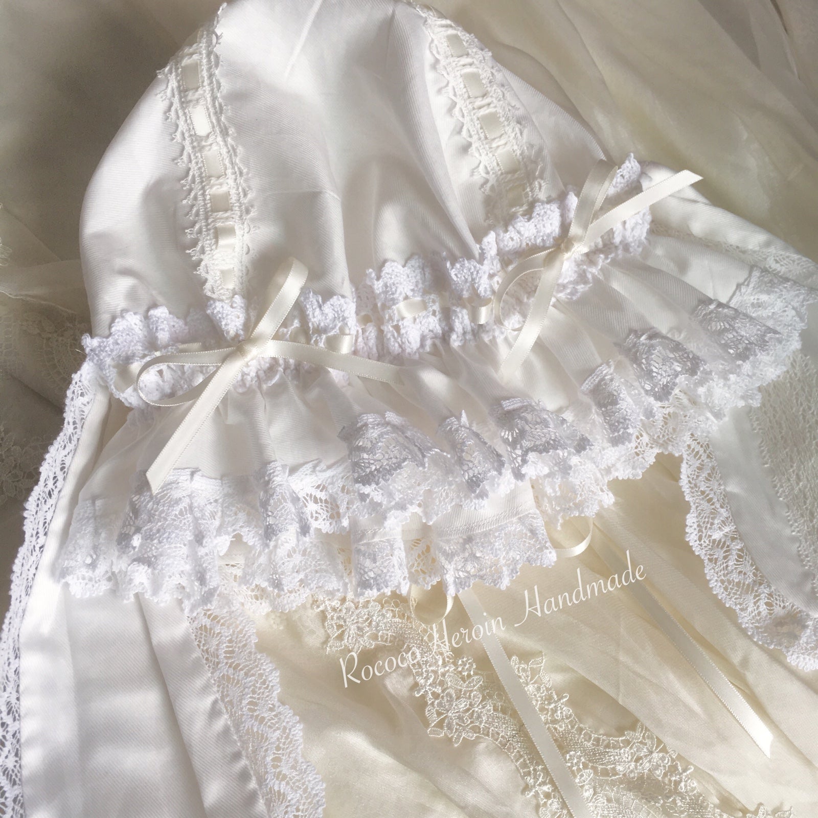RococoHeroin - Handmade Lolita Bunny Hat Multiple Colors