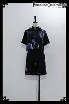 Summer Ouji Lolita Print Loose Shirt Outfit