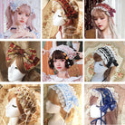 Sweet Lolita Lace Bow Hairband Multicolors