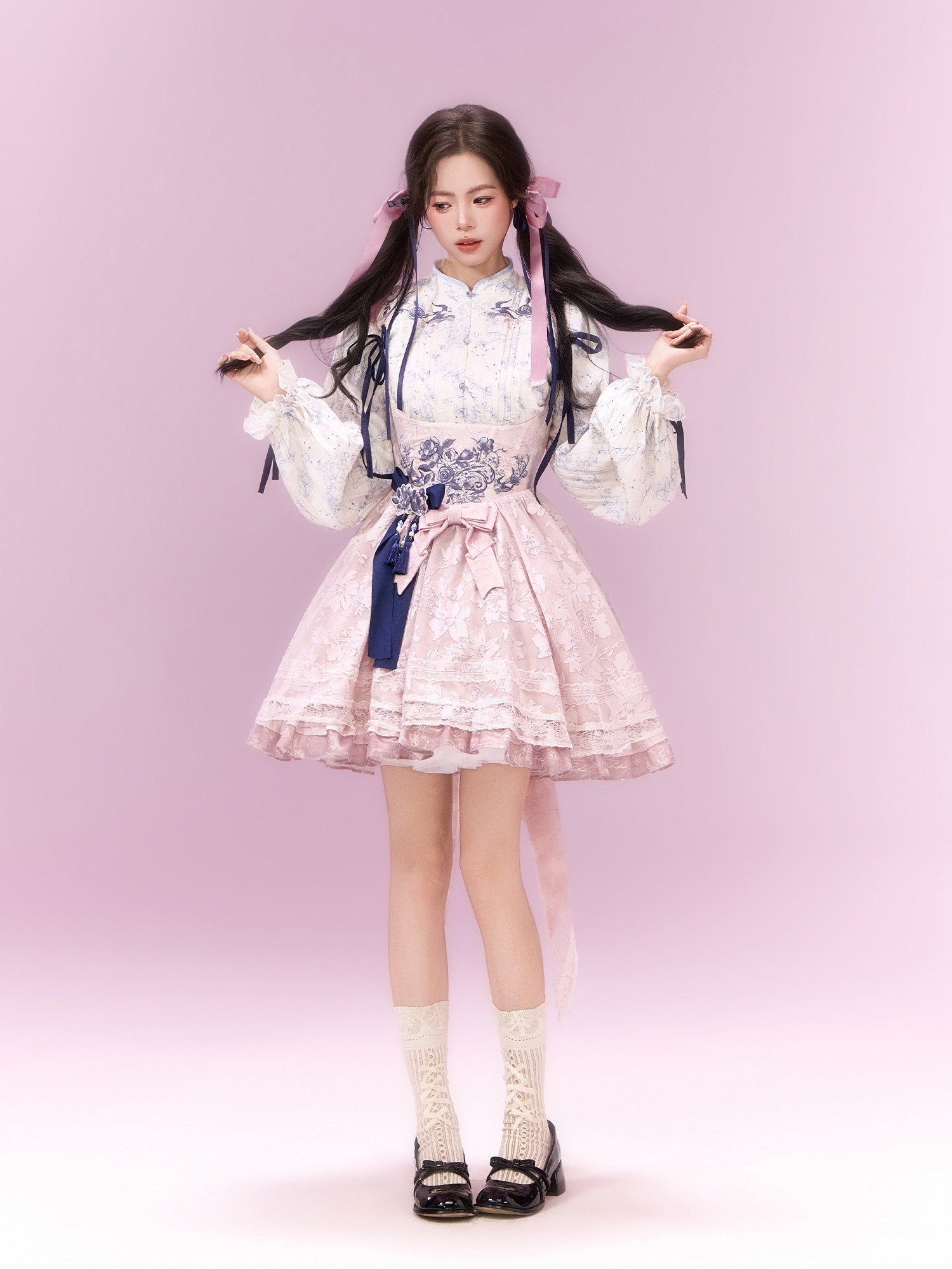 Porcelain Dream | Spring Ancient Style Sweet Pink Modern Xianxia Hanfu