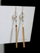 Golden Jade Branches Earrings | Hanfu Jewelry